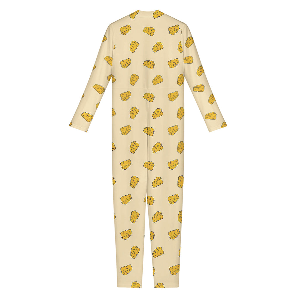 Cartoon Cheese Pattern Print Jumpsuit