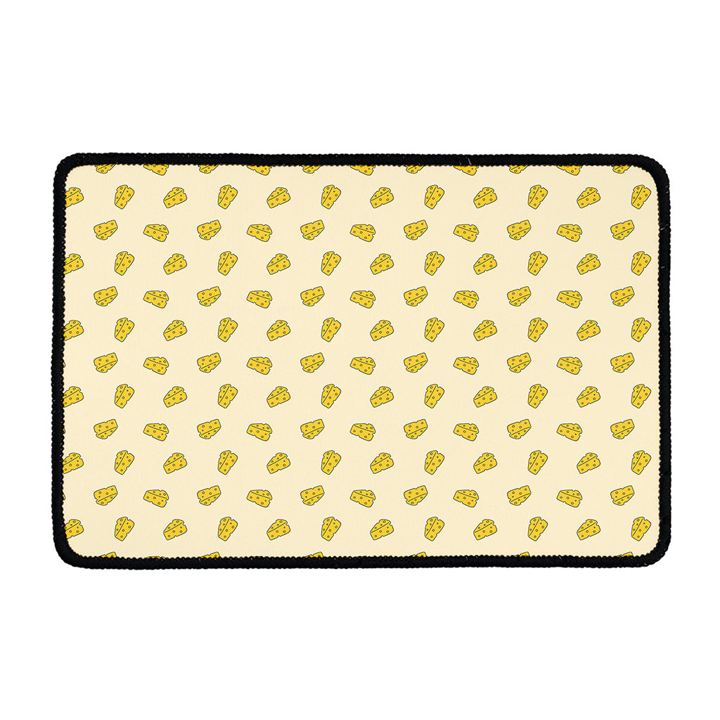 Cartoon Cheese Pattern Print Kitchen Mat