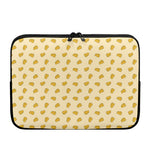 Cartoon Cheese Pattern Print Laptop Sleeve
