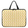 Cartoon Cheese Pattern Print Laptop Sleeve With Handle