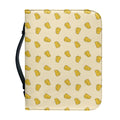 Cartoon Cheese Pattern Print Leather Bible Cover
