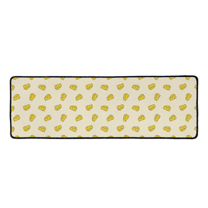 Cartoon Cheese Pattern Print Long Kitchen Mat