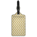 Cartoon Cheese Pattern Print Luggage Tag