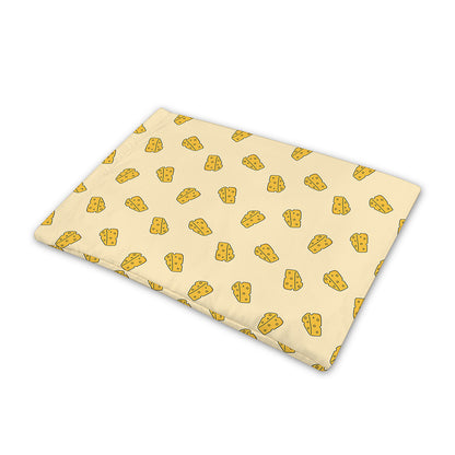 Cartoon Cheese Pattern Print Pet Cooling Mat Cover