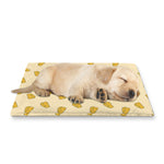 Cartoon Cheese Pattern Print Pet Cooling Mat Cover
