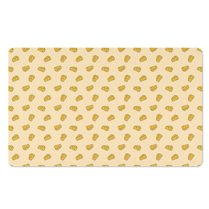 Cartoon Cheese Pattern Print Polyester Doormat