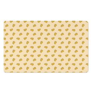 Cartoon Cheese Pattern Print Polyester Doormat