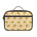 Cartoon Cheese Pattern Print Portable Lunch Bag