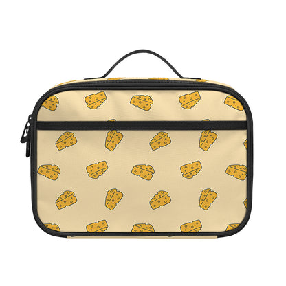 Cartoon Cheese Pattern Print Portable Lunch Bag