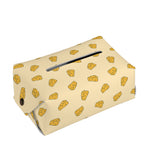 Cartoon Cheese Pattern Print Rectangle Tissue Box Cover