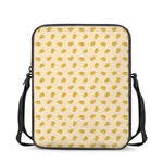 Cartoon Cheese Pattern Print Rectangular Crossbody Bag