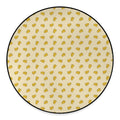 Cartoon Cheese Pattern Print Round Floor Mat