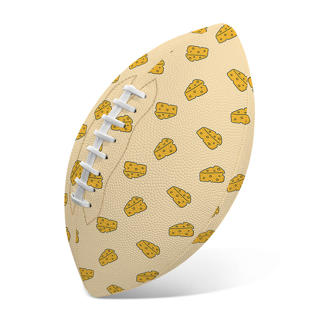 Cartoon Cheese Pattern Print Rugby Ball