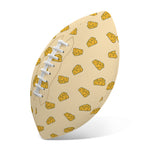 Cartoon Cheese Pattern Print Rugby Ball
