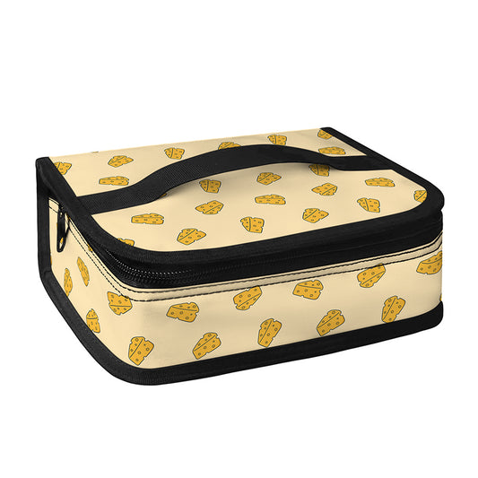 Cartoon Cheese Pattern Print Small Lunch Bag