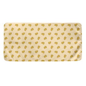 Cartoon Cheese Pattern Print Towel