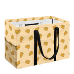 Cartoon Cheese Pattern Print Utility Tote Bag