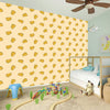 Cartoon Cheese Pattern Print Wall Sticker