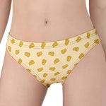 Cartoon Cheese Pattern Print Women's Panties