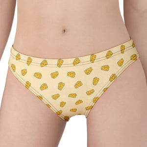 Cartoon Cheese Pattern Print Women's Panties