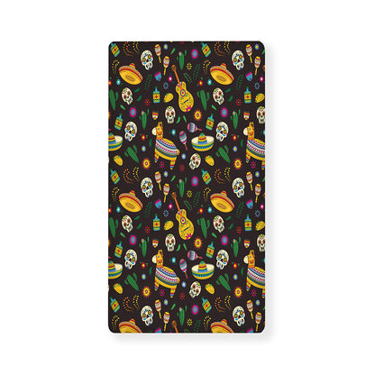 Cartoon Cinco de Mayo Pattern Print Baby Crib Sheet