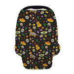 Cartoon Cinco de Mayo Pattern Print Baby Seat Cover