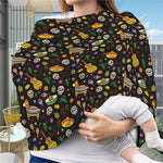 Cartoon Cinco de Mayo Pattern Print Baby Seat Cover