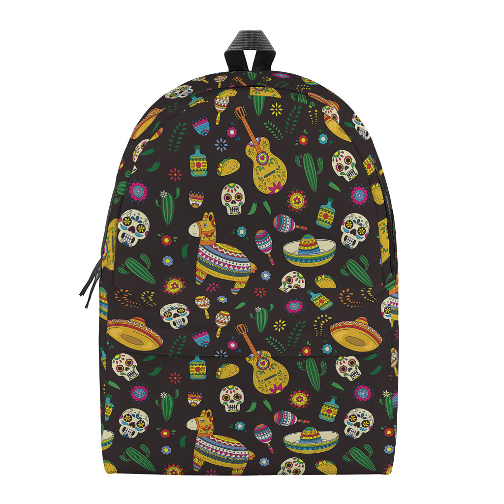 Cartoon Cinco de Mayo Pattern Print Backpack