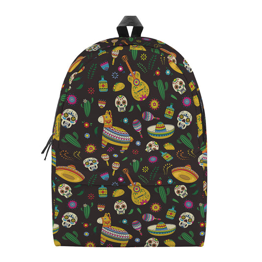 Cartoon Cinco de Mayo Pattern Print Backpack