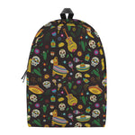 Cartoon Cinco de Mayo Pattern Print Backpack