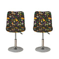 Cartoon Cinco de Mayo Pattern Print Bar Stool Covers