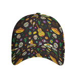 Cartoon Cinco de Mayo Pattern Print Baseball Cap