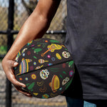 Cartoon Cinco de Mayo Pattern Print Basketball