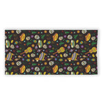 Cartoon Cinco de Mayo Pattern Print Beach Towel