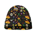 Cartoon Cinco de Mayo Pattern Print Beanie