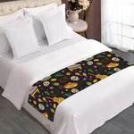 Cartoon Cinco de Mayo Pattern Print Bed Runner