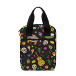 Cartoon Cinco de Mayo Pattern Print Bible Tote Bag