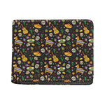 Cartoon Cinco de Mayo Pattern Print Bifold Wallet