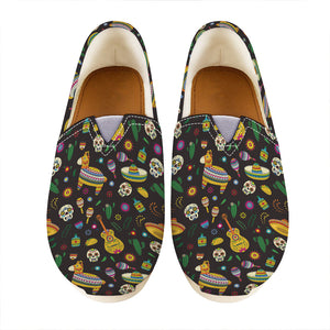 Cartoon Cinco de Mayo Pattern Print Casual Shoes