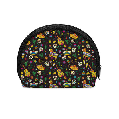 Cartoon Cinco de Mayo Pattern Print Coin Purse