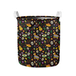 Cartoon Cinco de Mayo Pattern Print Collapsible Laundry Basket