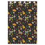 Cartoon Cinco de Mayo Pattern Print Curtain