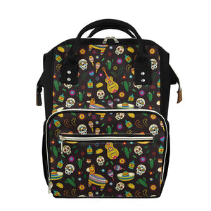 Cartoon Cinco de Mayo Pattern Print Diaper Bag