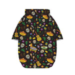 Cartoon Cinco de Mayo Pattern Print Dog Zip Up Hoodie