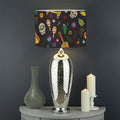Cartoon Cinco de Mayo Pattern Print Drum Lamp Shade