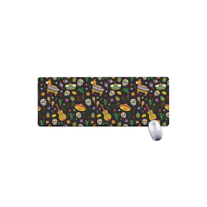 Cartoon Cinco de Mayo Pattern Print Extended Mouse Pad