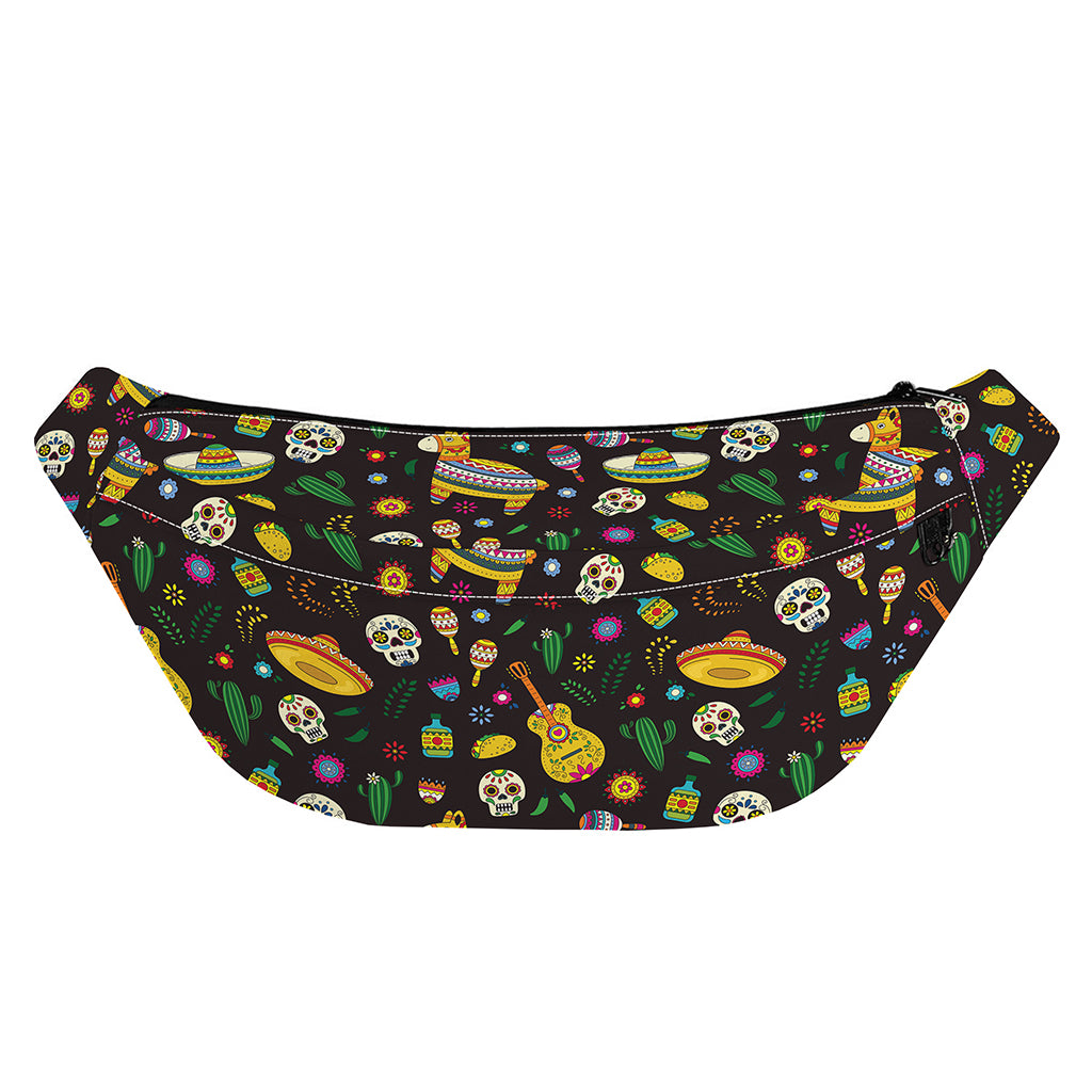 Cartoon Cinco de Mayo Pattern Print Fanny Pack