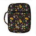 Cartoon Cinco de Mayo Pattern Print Front Pocket Bible Bag