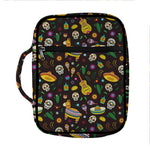 Cartoon Cinco de Mayo Pattern Print Front Pocket Bible Bag