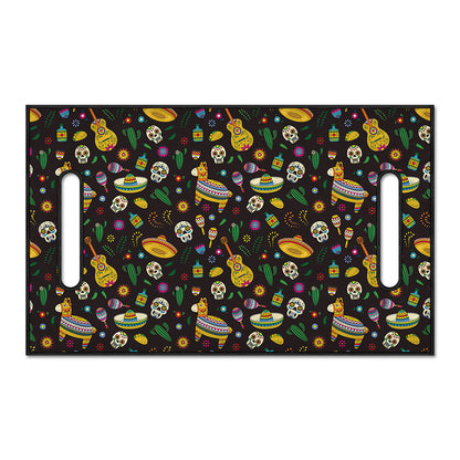 Cartoon Cinco de Mayo Pattern Print Golf Cart Seat Cover